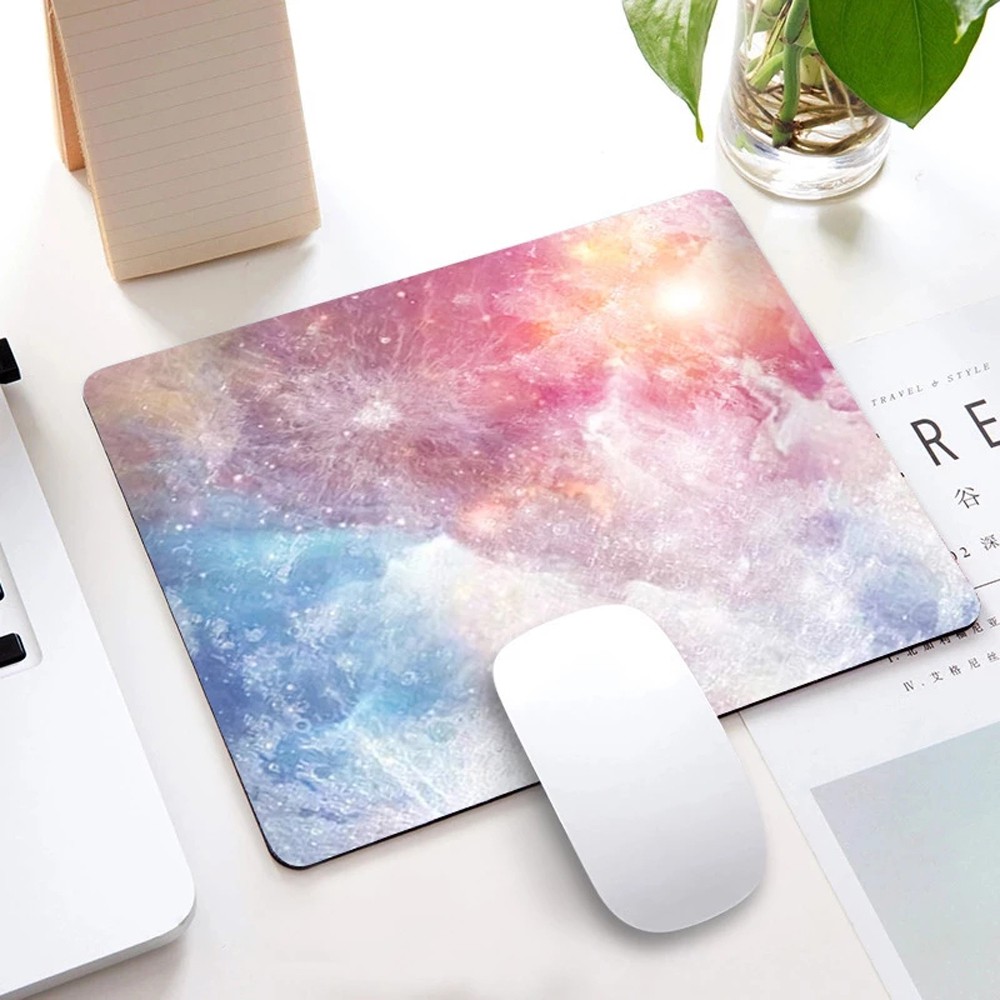 Lanfy Mouse Pad Motif Marmer Gaya Nordic Untuk Aksesoris Komputer