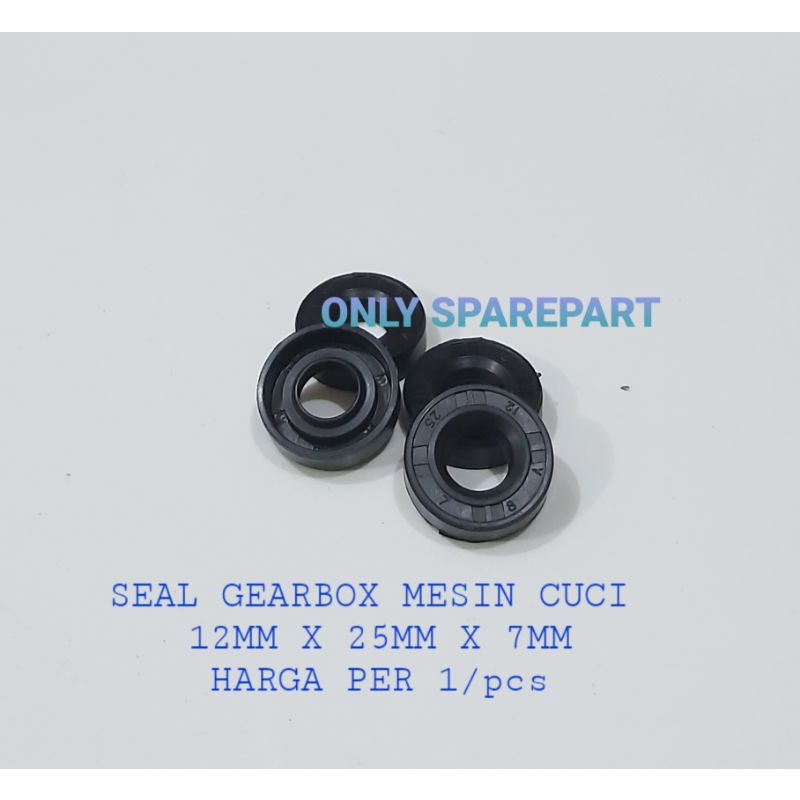 seal sil gearbox mesin cuci 12MM x 25MM x 7MM