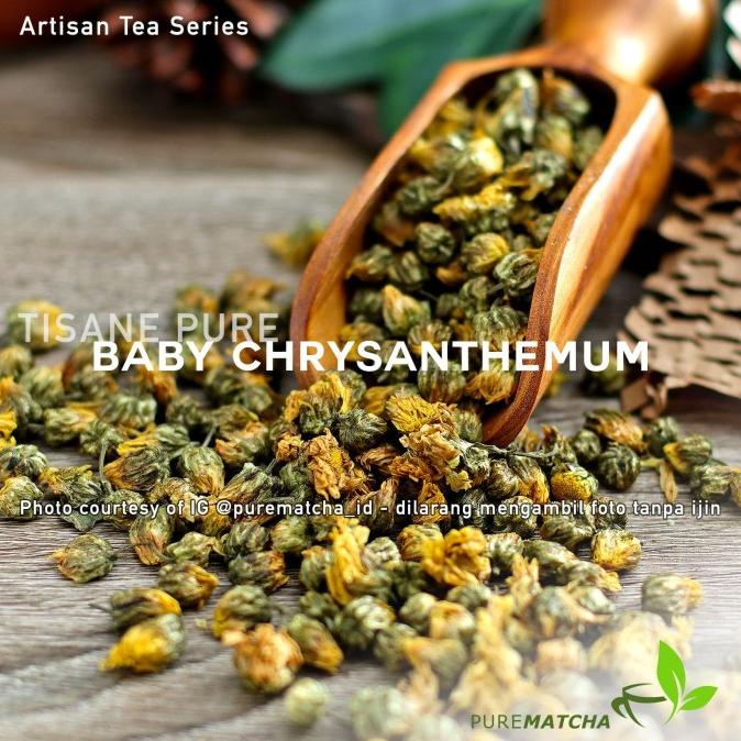 

[ COD ] Artisan Tea Cafe - Pure Baby Chrysanthemum Dried Bunga Kering Dry 50gr NEW Kode 701