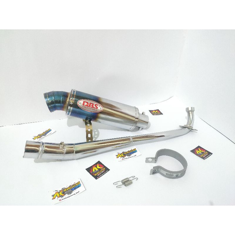 KNALPOT RACING DBS MOTOR VEGA, SUPRA, JUPITER, SHOGUN, SMASH, DLL