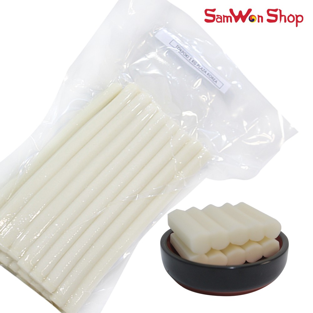 

TTEOKBOKKI ONLY PLAZA KOREA 1 KG - TOPOKKI TOKPOKI KOREAN RICE CAKE KUE BERAS KHAS KOREA 1KG