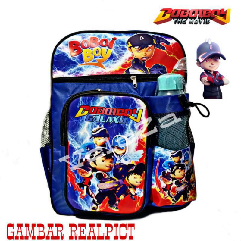 Tas ransel anak karakter Boboiboy free botol minum - Tas anak