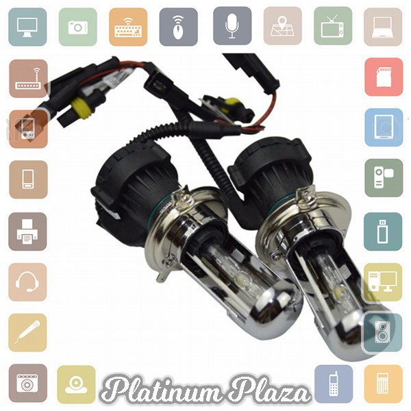 FORAUTO Lampu Mobil Headlight HID Xenon H4 6000K 35W 1 PCS`11Z1IN-