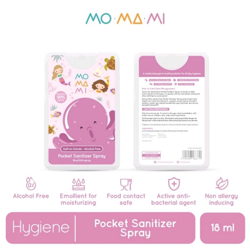 Momami Pocket Sanitizer Spray 18ml
