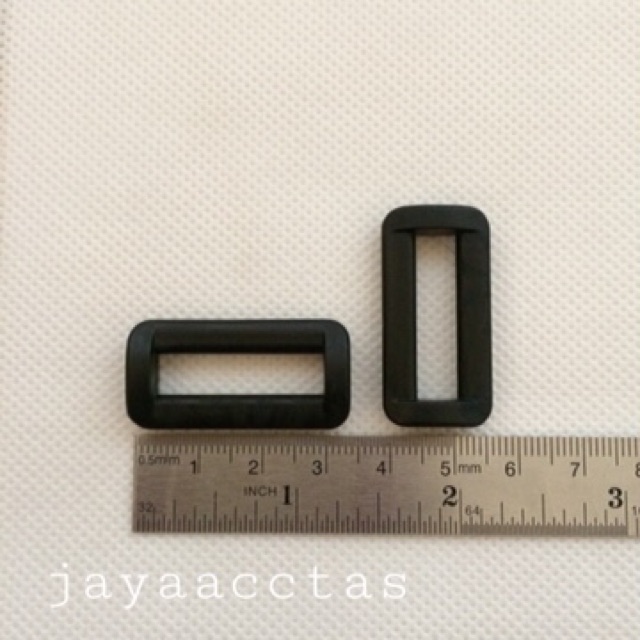 ring kotak tas 2.5 cm bahan plastik buckle acetal SQ0325AC