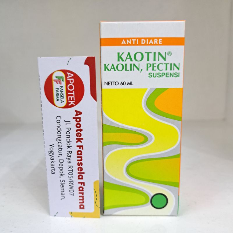 Kaotin Kaolin Pectin Sirup anti diare anak dewasa menyerap racun bakteri diare