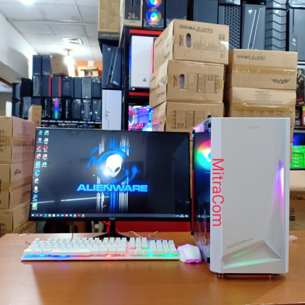 PC GAMING EDITING CORE I5 6400 /SSD 256/VGA 2 GB/LED 24INCH SIAP PAKAI