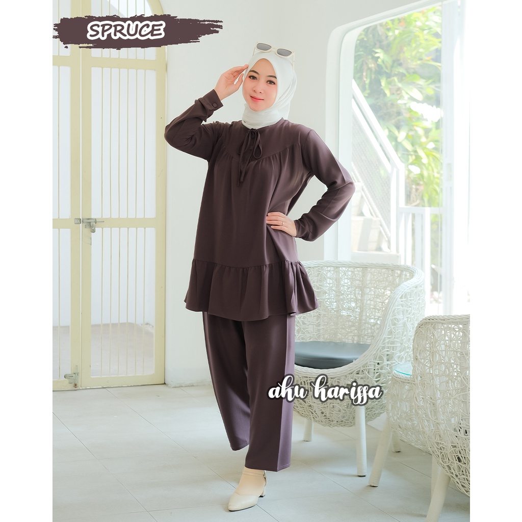 Syahila One Set Ori Aku Karissa - Baju Set Wanita Terbaru