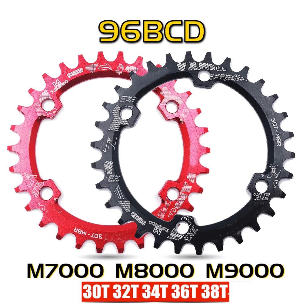 Lanfy Plat Gigi Sepeda Jalan Oval CNC 96BCD 30T 32T 34T 36T 38T Aluminium Alloy Chainring Plate