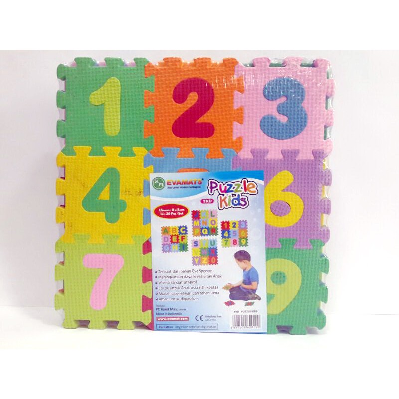 evamat evamats karpet puzzle abjad anka huruf alphabet puzzle kids anak tikar