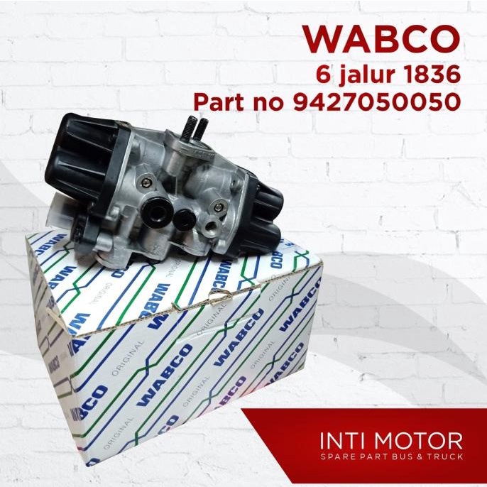 WABCO - 6 JALUR - 9347050050 - BIS MERCY 1836 ONDERDIL SPAREPART BUS TRUK SUKU CADANG