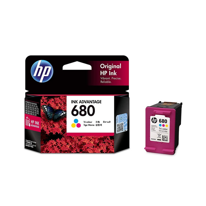 

T6Etfe4E Tinta/ Cartridge Hp 680 Original Colour Ink - Warna E57Dtgfe