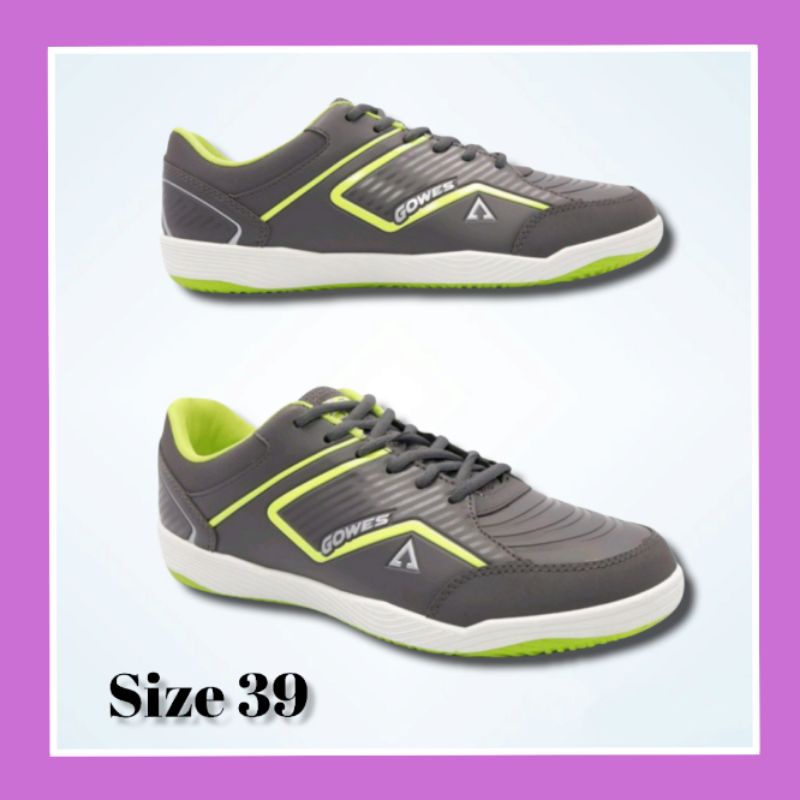 Aerostreet Gowes Abu Neon Sneakers Casual Sport/Sepatu Olahraga Aero Street