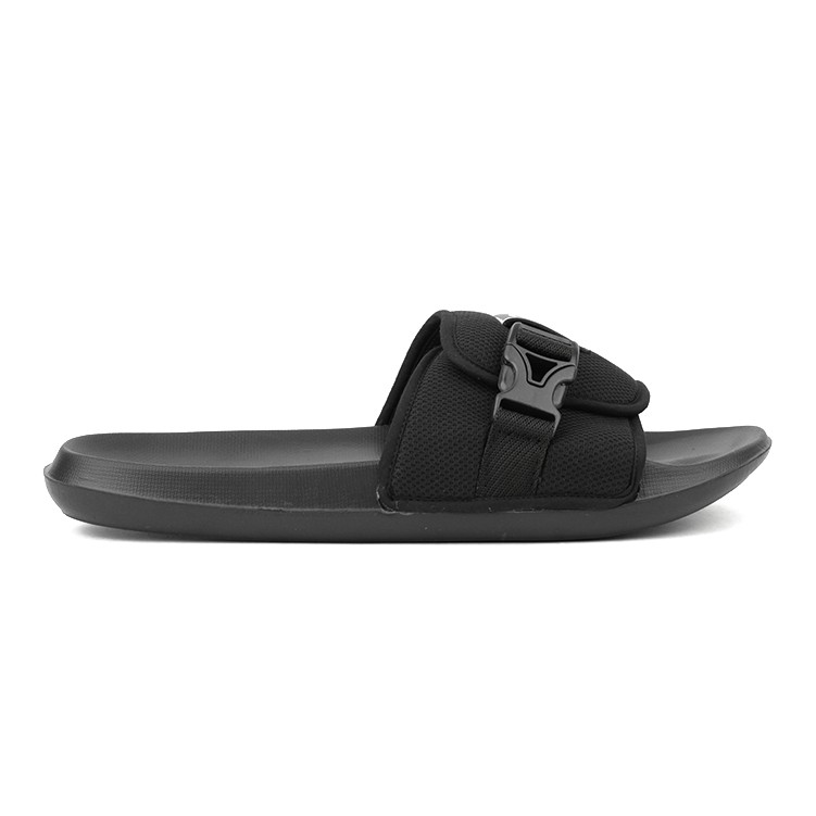 Sandal Slop Hitam EVA Ori Ringan Strap Santai Simpel Pria Laki Sendal |BOLT BLACK| FORIND x Tragen