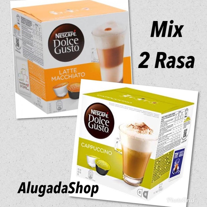 

Mix 2 Rasa - Kapsul Nescafe Dolce Gusto - Cappuccino & Latte Machiato