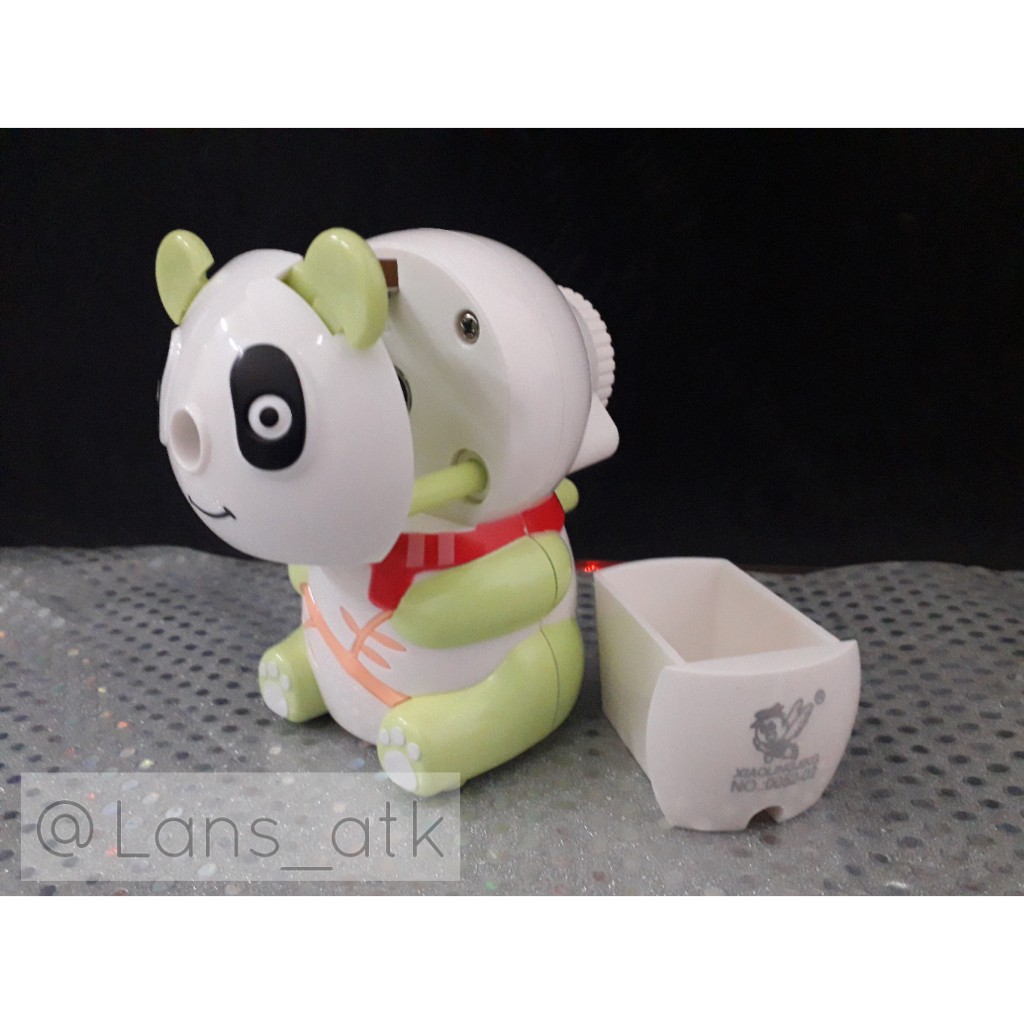 

RAUTAN PENSIL MOTIF PANDA 0052 / PENCIL SHARPENER XIAO LING JING