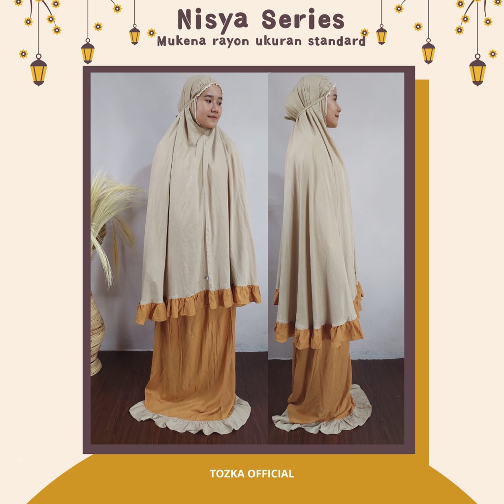 Mukena Nisya series I Mukena rayon I Ukuran standard