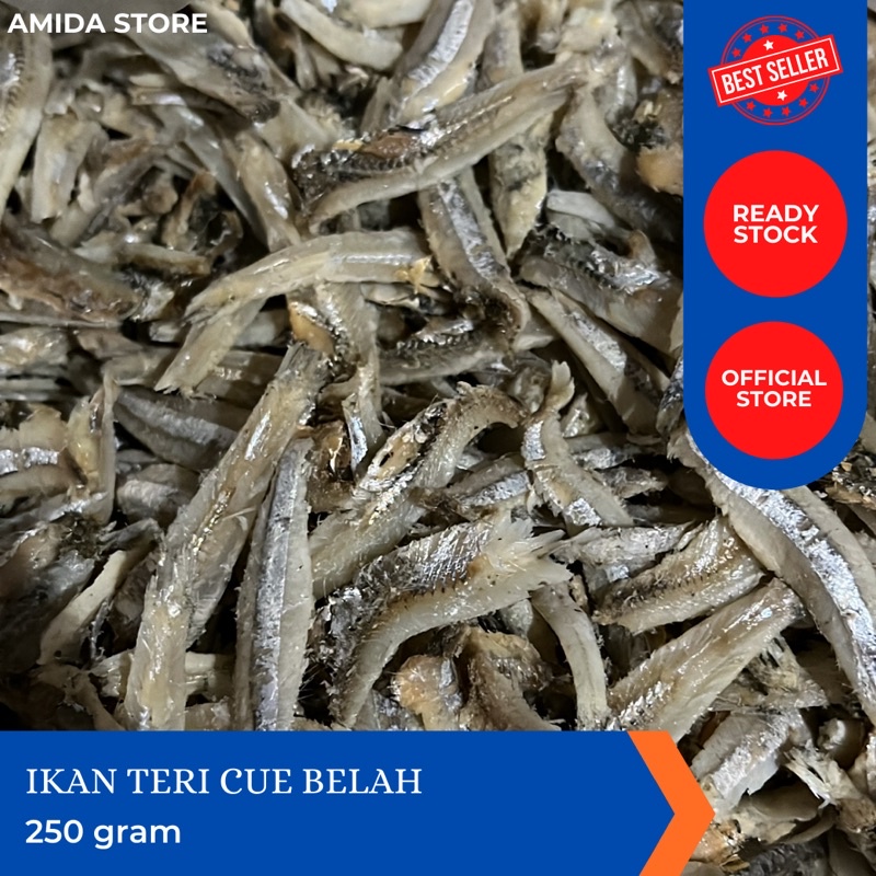 

Ikan Teri cue Belah /250gr
