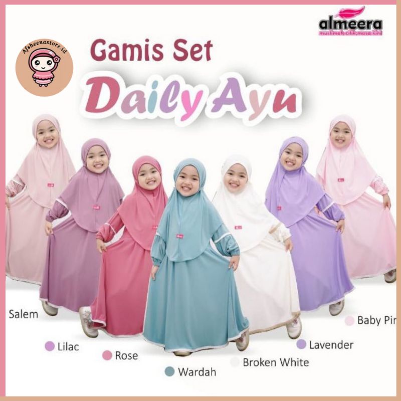 Gamis Anak Set Daily Ayu By Almeera