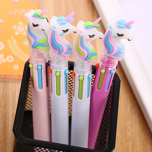 

Relic PP62 pulpen 6 warna motif karakter unicorn lucu imut / bolpen karakter 3D