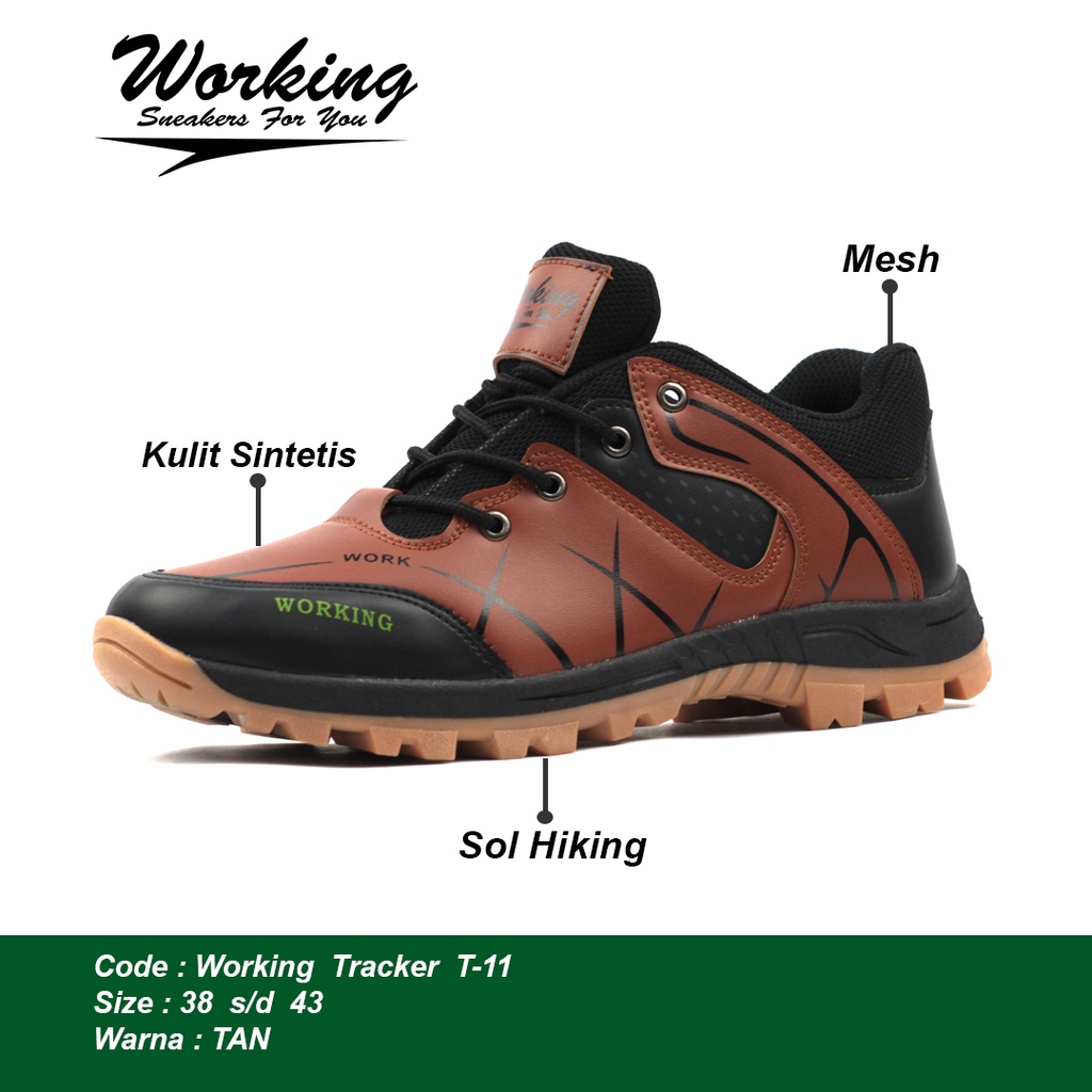 Working Sneakers For You Sepatu Hiking Anti Air T-11