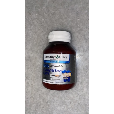 Healthy Care Kids Computer Eyes 60 Chewable Tablets