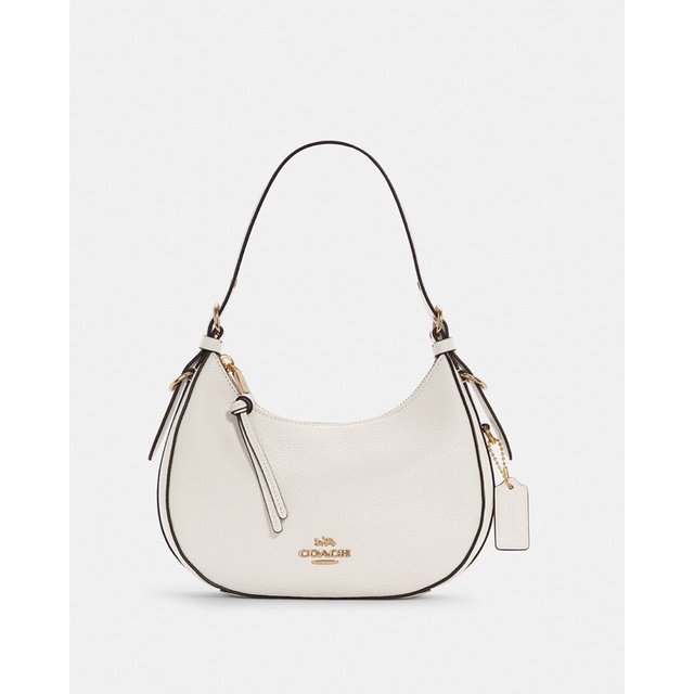 Coach Kleo Signature Hobo White Leather (C6807)