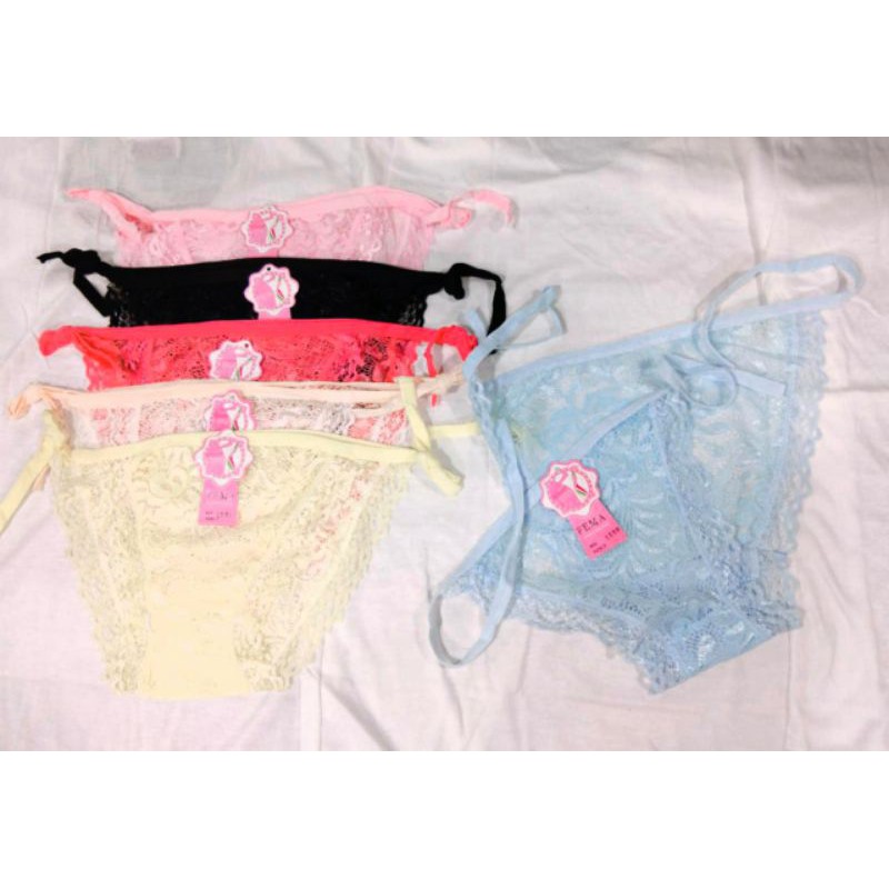 Cd cewek sexy renda tali transparan lusinan/12 potong