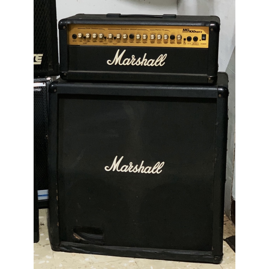 BILLY MUSIK - Head Cabinet Gitar Marshall MG100HDFX MG412A - HC LANEY LV300