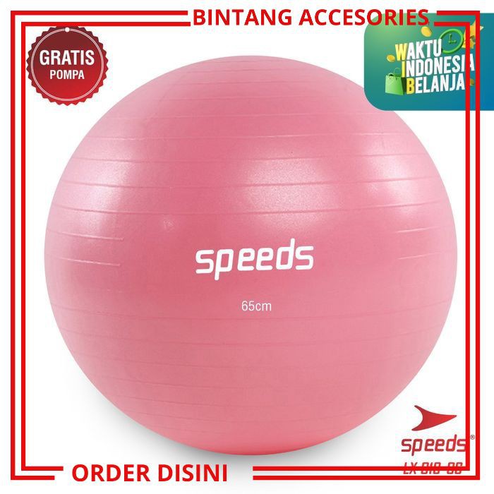 W051 ALAT SENAM GYMBALL 65CM BOLA YOGA ALAT GYM ALAT OLAH RAGA PERLENGKAPAN GYM ALAT FITNES