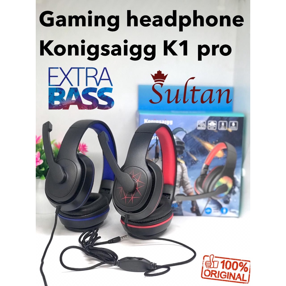 HEADSET | HEADPHONE | HANDSFREE | EARPHONE GAMING k1pro G2 / G3