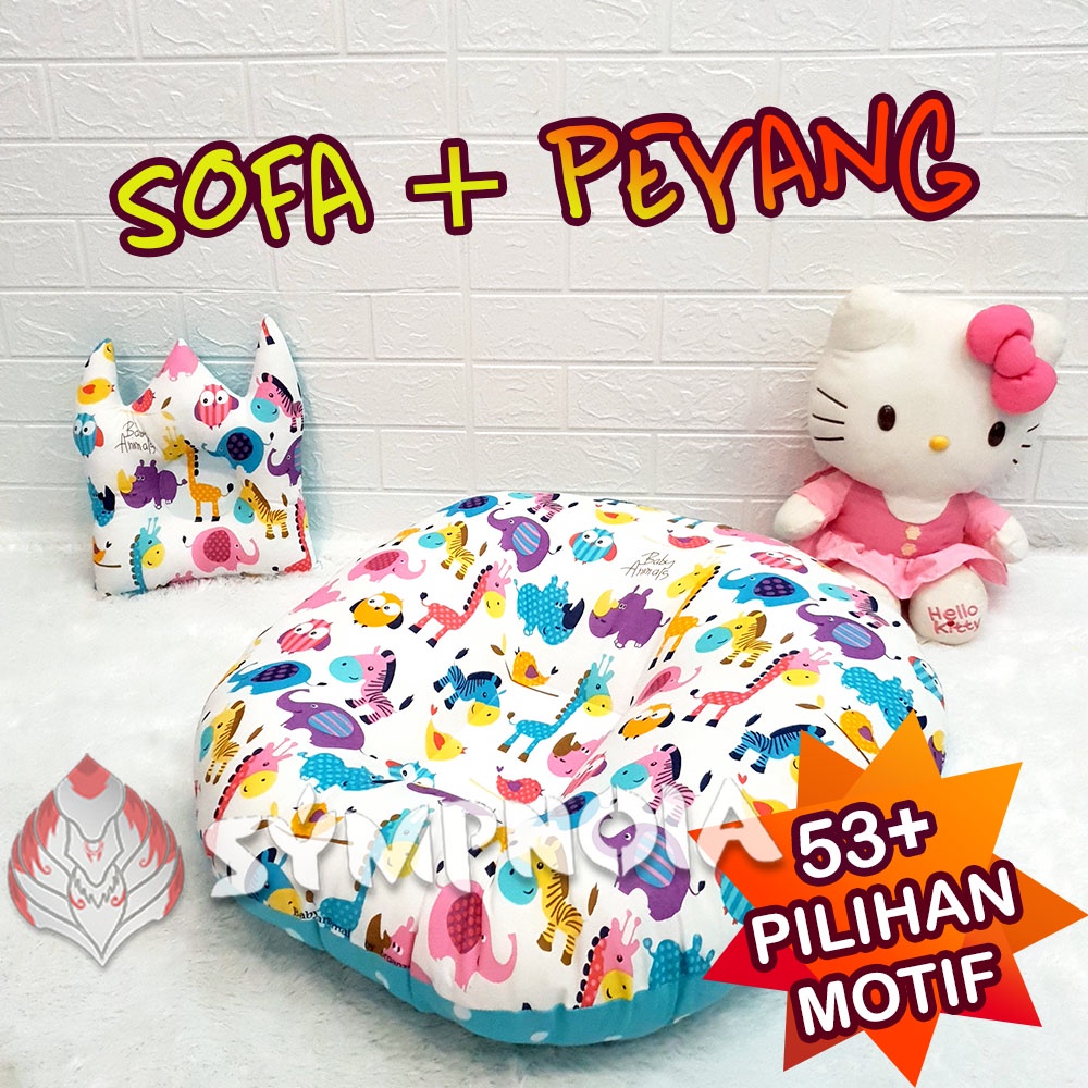 [COD] [NEW ARRIVAL} Sofa Bayi Multifungsi + Bantal Peyang / Kasur Bayi Empuk