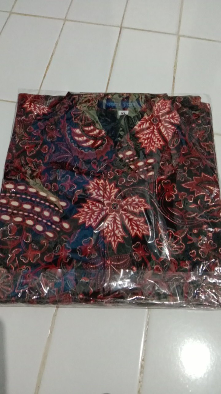 Couple Batik Natal Kebaya Brokat Catharina Gurdo Milo Blus Batik Brukat Rok Pendek Bahan Prada Foil