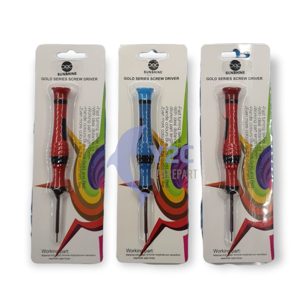 OBENG SATUAN MAGNET SUNSHINE 8803 *0.8 / +1.2 + / +1.5 / ALAT SERVIS SERVICE HP HANDPHONE