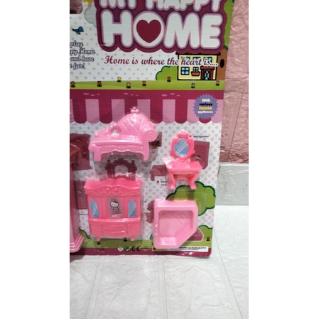 happy home play/rumah rumahan barbie