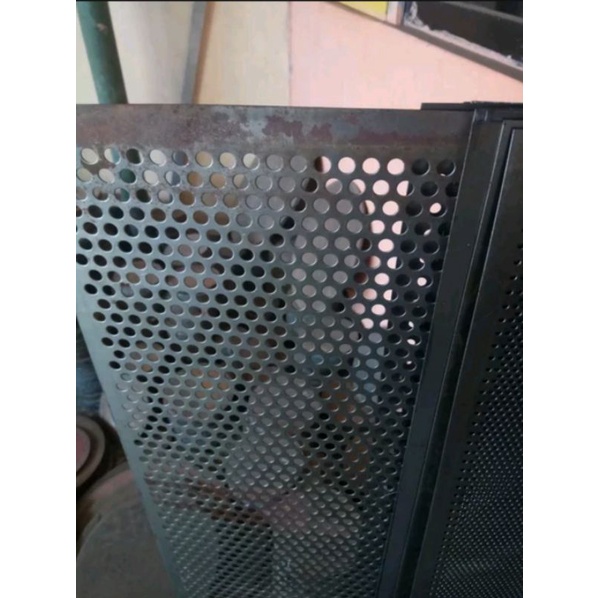 Plat Lubang Besi 8mm Ukuran 50cm x 150cm Tebal 0,8mm