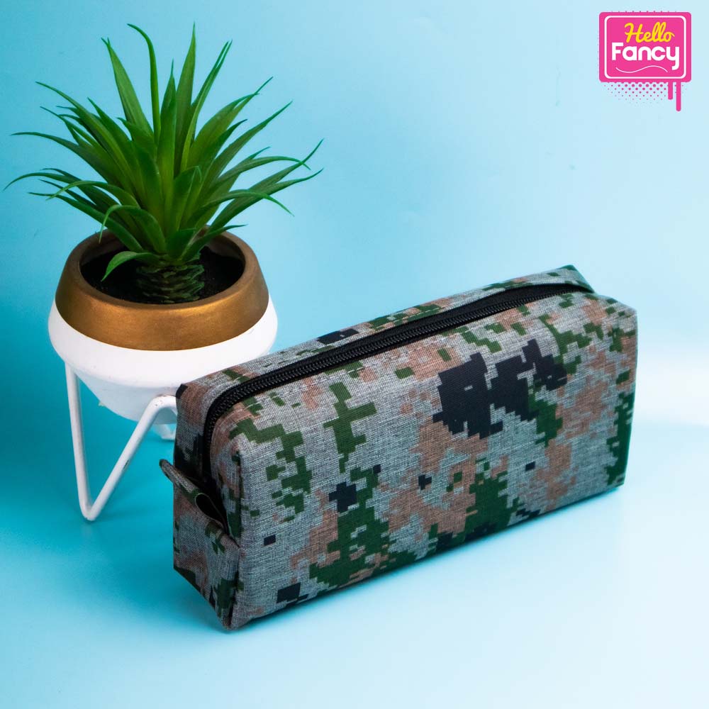 

Kotak Pensil Bahan Kain Katun Tebal / Tempat Pensil / Tepak Pensil / Pencil Case Kain PCB-FF-33