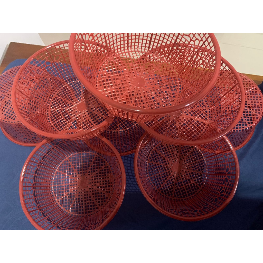 KERANJANG MAKANAN BESEK PLASTIK KERANJANG PLASTIK MURAH BULAT