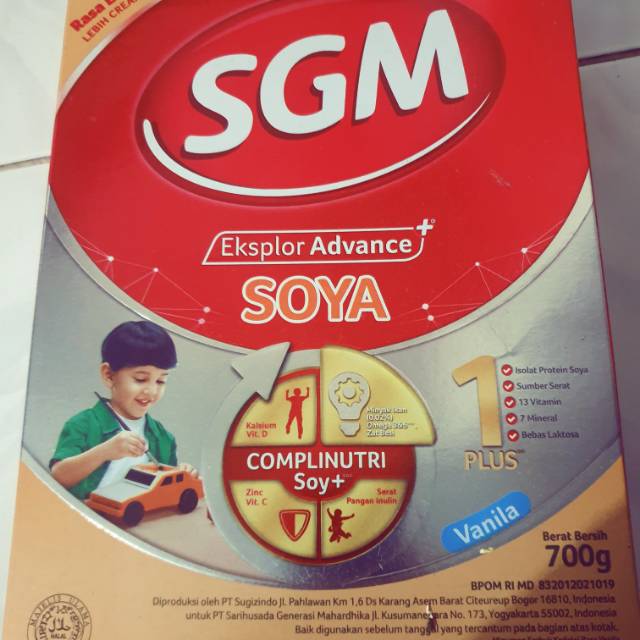 

SUSU SGM SOYA VANILA 1PLUS 700GR