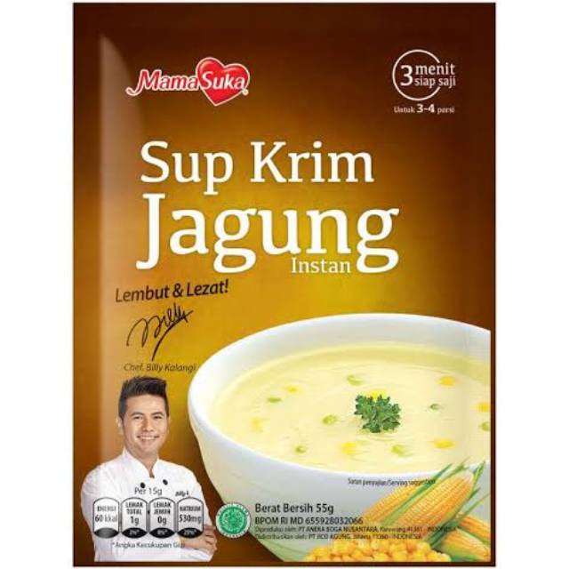 

MAMASUKA SUP KRIM JAGUNG 55 GR