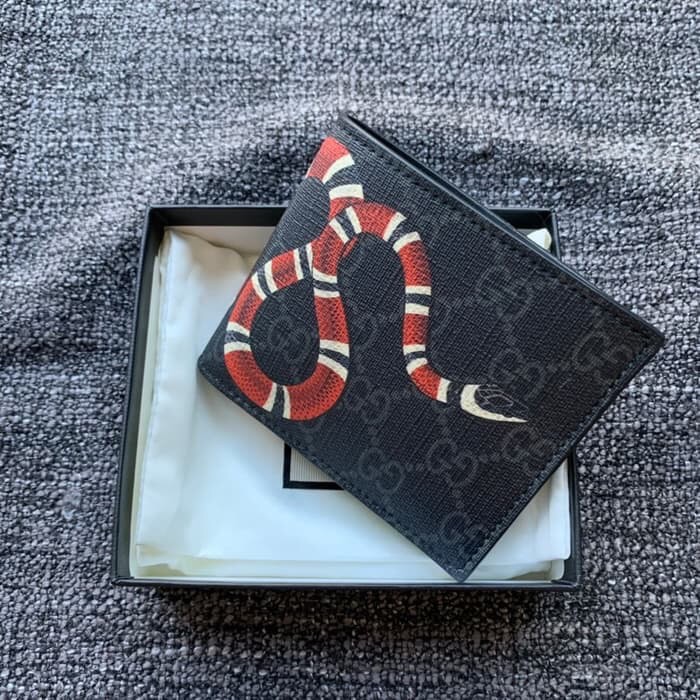 real gucci snake wallet