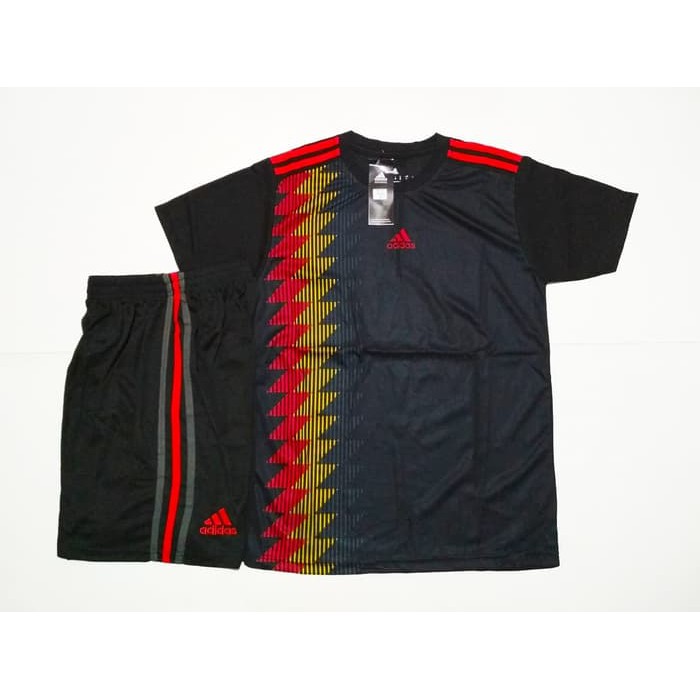 Olahraga Setelan Jersey Bola / Futsal (Cocok Untuk Kaos Tim) AD35 BLACK