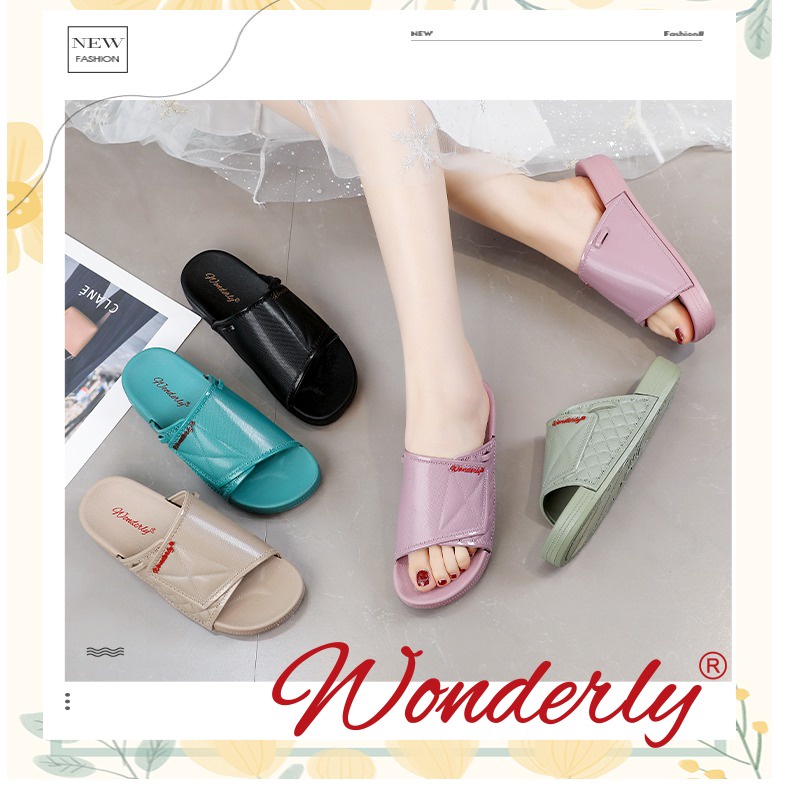 Sandal Wanita 2 in 1 Jelly Sendal Wanita Wonderly Sandal Tali  2027-2