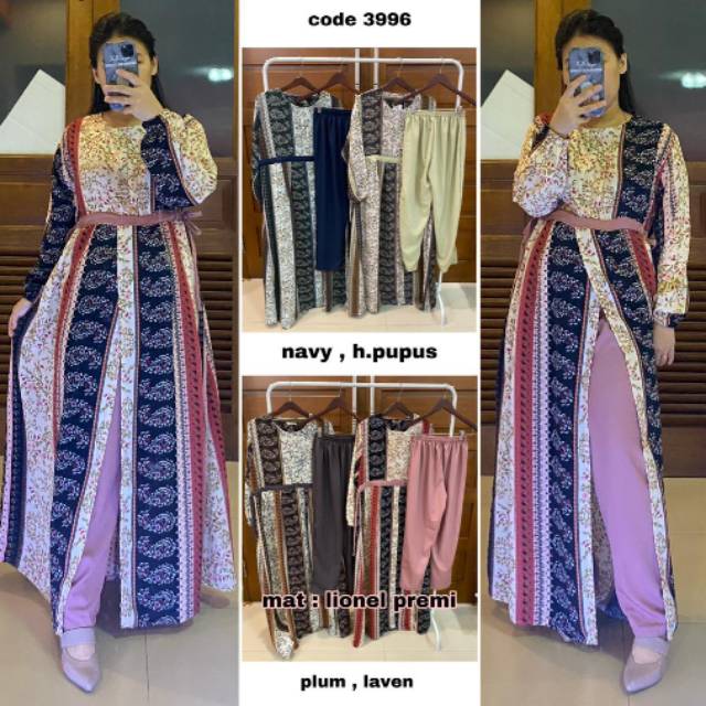 setelan gamis muteki