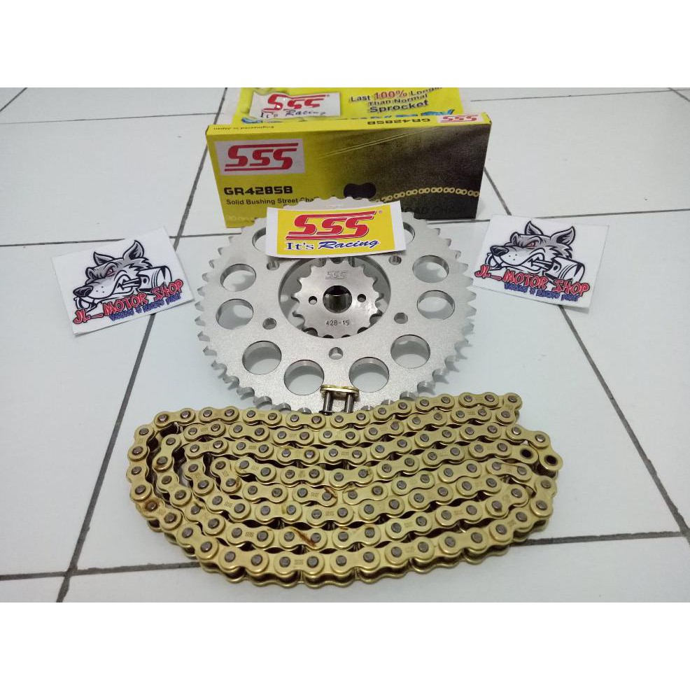 Terlaris Gear Set Gir Set Sss 428 Original Sonic 150 R - Supra Gtr 150 Cb150R - Cbr150