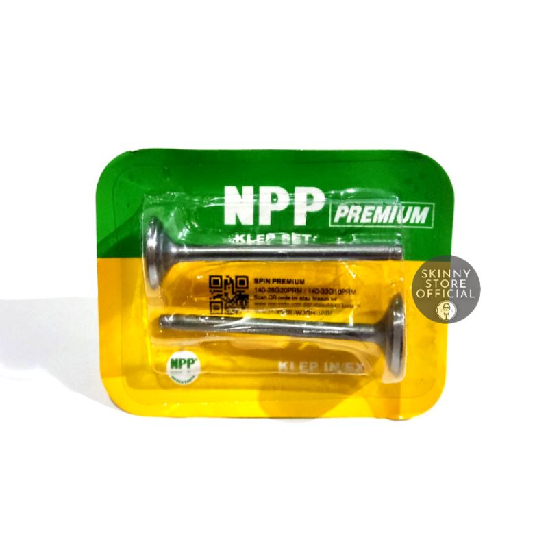 NPP Premium klep In Ex motor Suzuki Spin - Hayate - Skywave - SkyDrive | Klep payung Valve motor Mer