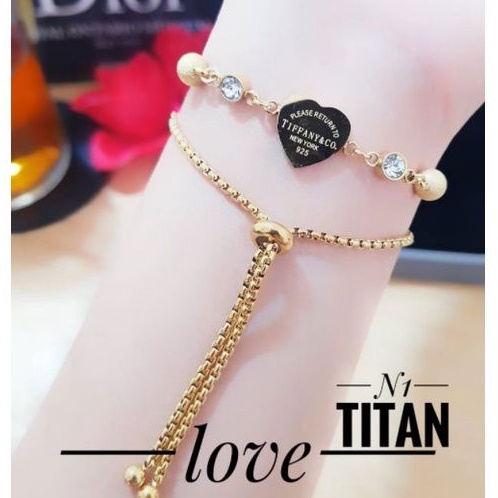 Titanium gelang wanita cantik t700