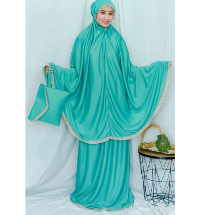 (MENARIK) Mukena Hyget Traveling Jumbo Mukena Tas Amplop Super Ringan Murah Harga Grosir