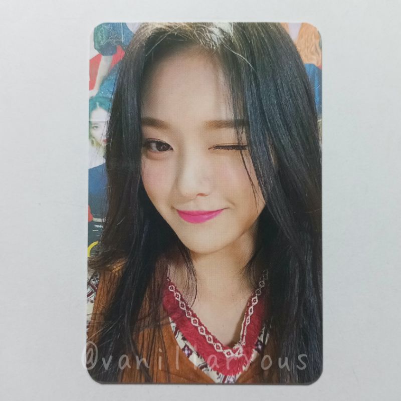 LOONA PHOTOCARD / PC HYUNJIN BENEFIT WD FS 2 ALBUM 12:00 [POB BENE WITHDRAMA LOOSSEMBLE]