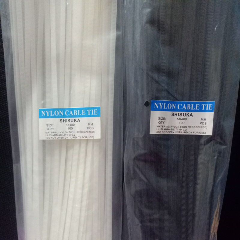 New kabel ties 5X400mm (40cm) /kabel tis tali sabuk pengikat (isi100)